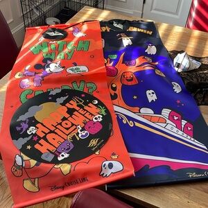 Disney cruise line Halloween decor